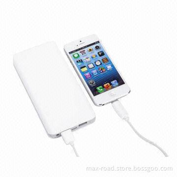 Rechargeable 10,400mAh Power Bank for iPad/iPhone/Samsung/HTC, with LED Flashlight